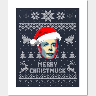 Merry Christmusk Christmas Parody Posters and Art